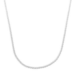 Colar Corrente Diamantada Aurora 45cm 1mm Prata 92... - LE BEAU
