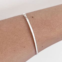 Bracelete Fio Quadrado 2mm Prata 925 - BRQ02 - LE BEAU
