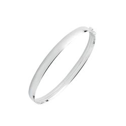 Bracelete Liso 6mm Prata - BR1098 - LE BEAU