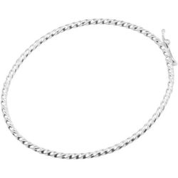 Bracelete Torcido Fechado Prata - BRAT2 - LE BEAU