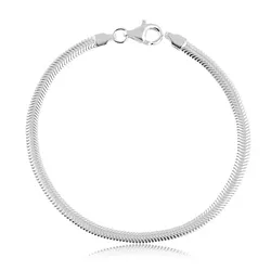 Pulseira Malha Lacraia 3,5mm Prata 925 - p3911 - LE BEAU