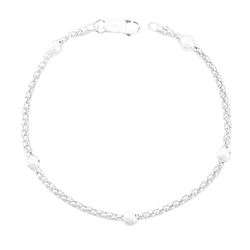 Pulseira Pipoca Bolinha 5mm Prata 925 - P2738 - LE BEAU