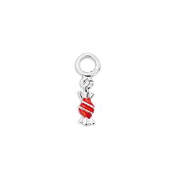 Berloque Bombom Red Prata 925 - P4046-RED - LE BEAU