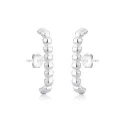 Brinco Ear Cuff Esferas Prata 925 - B4373 - LE BEAU