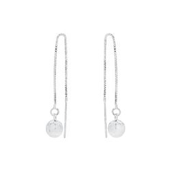 Brinco Fio Esfera Prata 925 - bfioesfera - LE BEAU