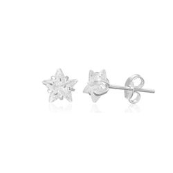 Brinco Ponto de Luz Estrela 4mm Prata 925 - BP-E9... - LE BEAU