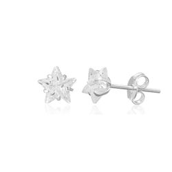Brinco Ponto de Luz Estrela 6mm Prata 925 - BPES6... - LE BEAU