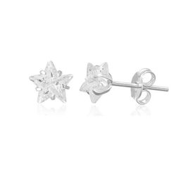 Brinco Ponto de Luz Estrela 8mm Prata 925 - BRINC... - LE BEAU