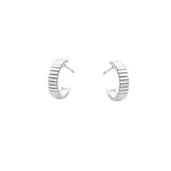 Brinco Argola Flora 1,4mm Prata 925 - B4338 - LE BEAU