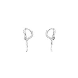 Argolinha Click Serpente Prata 925 - b4480 - LE BEAU