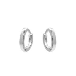 Brinco Argolinha Liz M 1cm Prata 925 - BG07 - LE BEAU