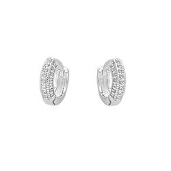 Brinco Argolinha Paris III M Prata 925 - B3665-M - LE BEAU
