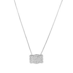 Colar Fivela Cavalo Prata 925 - P4644 - LE BEAU