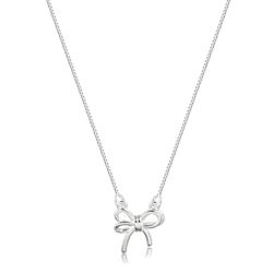 Colar Pingente Laço Prata 925 - P4462 - LE BEAU