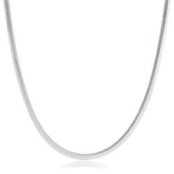 Colar Corrente Malha Lacraia 2,5mm 45cm Prata 925 ... - LE BEAU