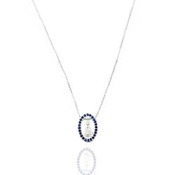 Colar Nossa Senhora Aparecida Cravejado Prata 925 ... - LE BEAU