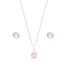 Conjunto Ponto de Luz Color 6mm Prata 925 - CJP2 - LE BEAU