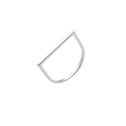 Anel Minimalista Liso Prata 925 - A4797 - LE BEAU