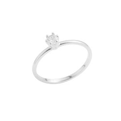 Anel Solitário 4mm Prata 925 - A4728 - LE BEAU