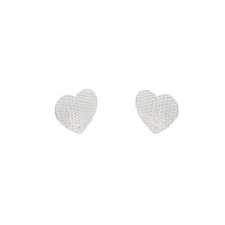 Brinco Orgânico Coração 1,5cm Prata 925 - B3185 - LE BEAU