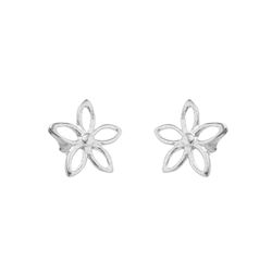 Brinco Flor Vazada Prata 925 - B2039 - LE BEAU
