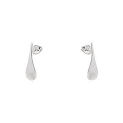 Brinco Gota Lisa 2cm Prata 925 - B4813 - LE BEAU