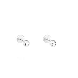 Brinco Infantil Ponto de Luz 2mm Prata 925 - BI790 - LE BEAU