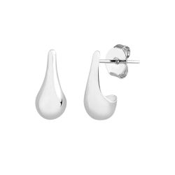 Brinco Gota Liso III Prata 925 - B4276.3 - LE BEAU