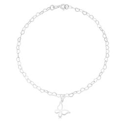 Pulseira Borboleta Vazada Prata 925 - PBV40 - LE BEAU