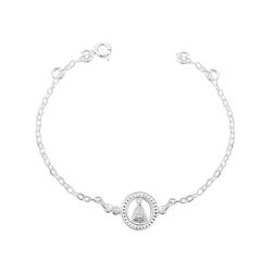 Pulseira Infantil Nossa Senhora Prata 925 - PINN00 - LE BEAU