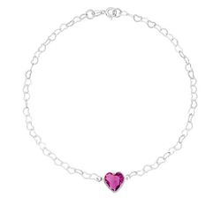 Pulseira Love Coração Único 6mm Prata 925 - PLU03... - LE BEAU