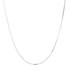 Corrente Rabo de Rato Quadrada 1mm 45cm Prata 925 ... - LE BEAU