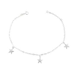 Tornozeleira Estrelas do Mar Prata 925 - TN250 - LE BEAU