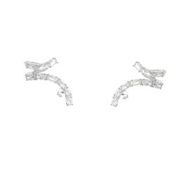 Brinco Earcuff Zirconias Prata 925 - B8083 - LE BEAU