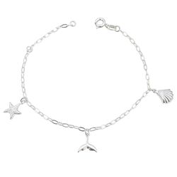 Pulseira Pingentes Mar Prata 925 - PULM2 - LE BEAU