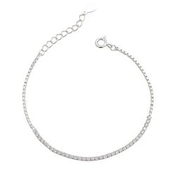 Pulseira Riviera Corrente 1,5mm Prata 925 - P5678 - LE BEAU