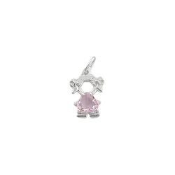 Pingente Filhos Pedra Color Prata 925 - PF2 - LE BEAU