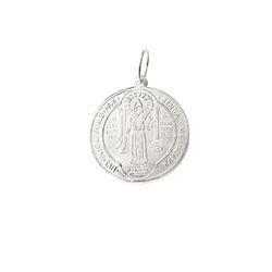 Pingente São Bento 3cm Prata 925 - PSÃOBENTO - LE BEAU