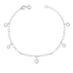 Pulseira Pontos de Luz Cristal Prata 925 - PULPC - LE BEAU