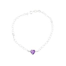 Pulseira Love Coração Único 6mm Prata 925 - PLU03... - LE BEAU