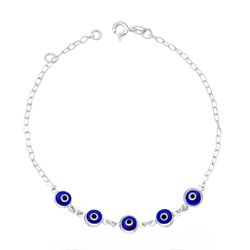 Pulseira Olho Grego Prata 925 - 123456-PG925 - LE BEAU