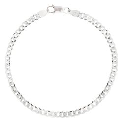 Pulseira Masculina Groumet 4mm Prata 925 - P1055 - LE BEAU