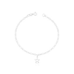Pulseira Pingente Estrela Vazada Prata 925 - PPEU - LE BEAU