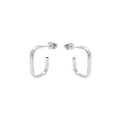 Brinco Argola Fio Triângulo G 2,5cm Prata 925 - ... - LE BEAU