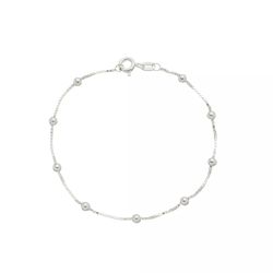 Pulseira Veneziana V12 Bolinha Prata 925 - P6 - LE BEAU