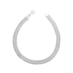 Pulseira Malha Pipoca 9mm Prata 925 - PMP - LE BEAU