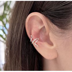 Piercing Serpente Prata 925 - B2962.1 - LE BEAU