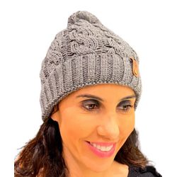 Gorro de La com Pompom - 16969 - LEDECA