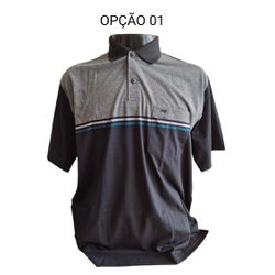 Camisa Polo Malhas Agnoleto Tamanho G - 17869 - LEDECA