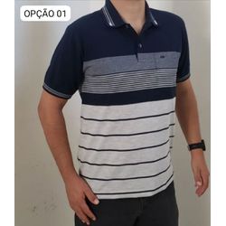 Camisa Polo Malhas Agnoleto Tamanho M - 17868 - LEDECA